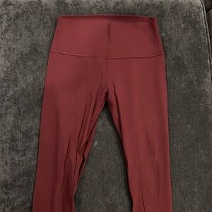 Lululemon High Rise WunderUnder Leggings 25”